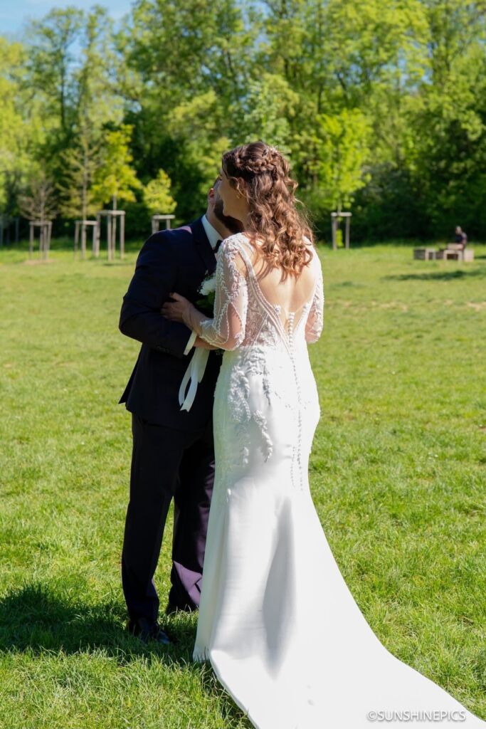 Maquillage et coiffure de mariage à Lyon pour Mathilde