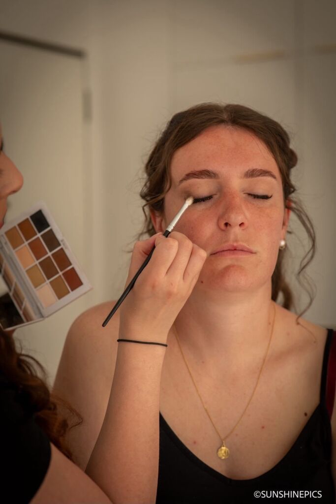 Maquillage de mariage naturel pour Mathilde à Lyon